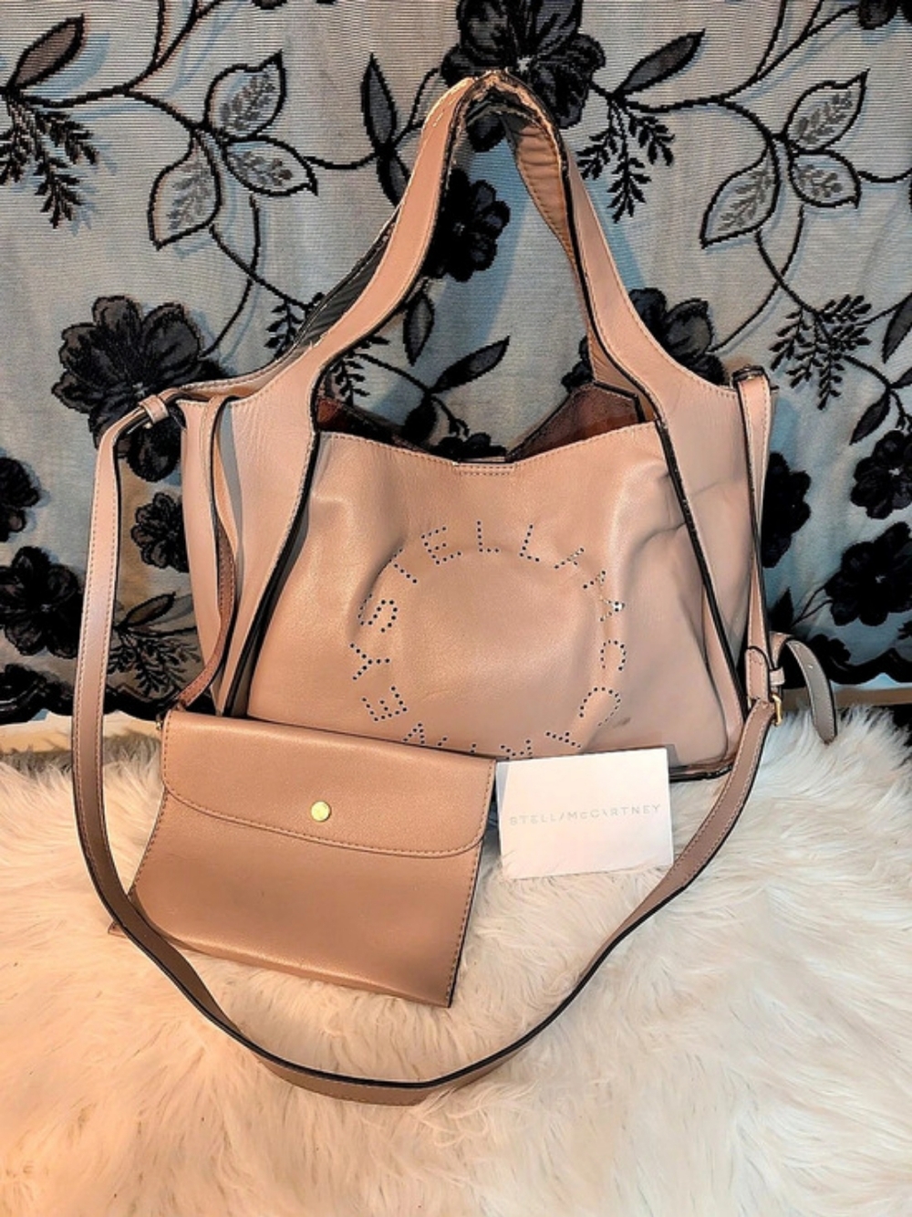 Stella McCartney Falabella Tote – Large Taupe Vegan Bag